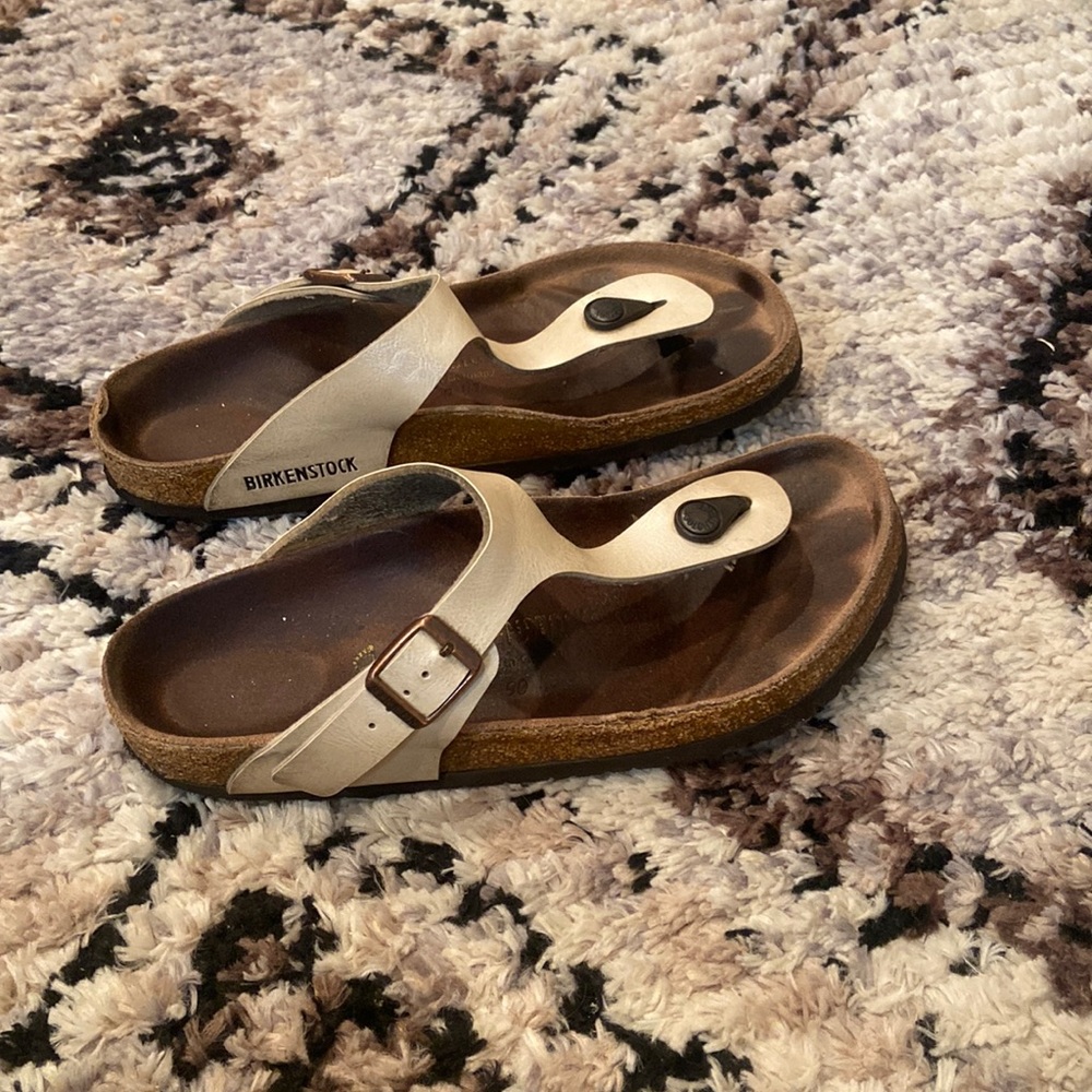 Birkenstock Gizeh Metallic Sandals
